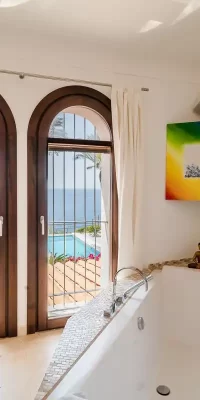 Mediterranean Home with Sweeping Seascapes in San Carlos