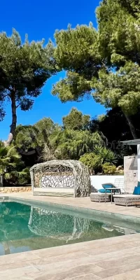 Moderna casa en Can Furnet con espectaculares vistas al mar