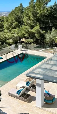 Moderna casa en Can Furnet con espectaculares vistas al mar