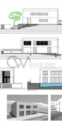 Grond met kant-en-klaar project vlakbij het strand van Cala Llenya